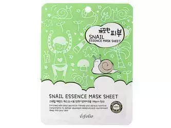 Esfolio - Pure Skin Snail Essence Mask - Fátyolmaszk Csiganyálkával - 25ml