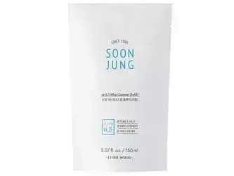 Etude House - Soon Jung pH 6.5 Whip Cleanser (Refill) - Arctisztító Hab - 150ml