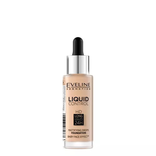 Eveline Cosmetics - Liquid Control HD Mattifying Drops Foundation - Mattító Alapozó - 32ml