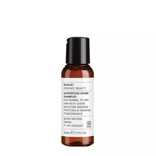 Evolve Organic Beauty - Superfood Shine Shampoo - Természetes Fényesítő Sampon - 50ml