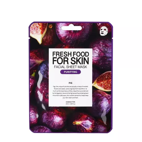 Farmskin - Fresh Food For Skin Facial Sheet Mask Fig - Méregtelenítő Fátyolmaszk - 25ml
