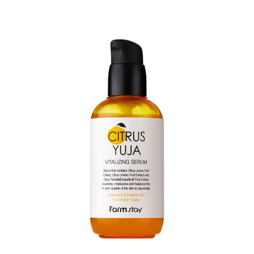 Farmstay - Citrus Yuja Vitalizing Serum - Revitalizáló Arcszérum Yuzu Gyümölcskivonattal - 100ml