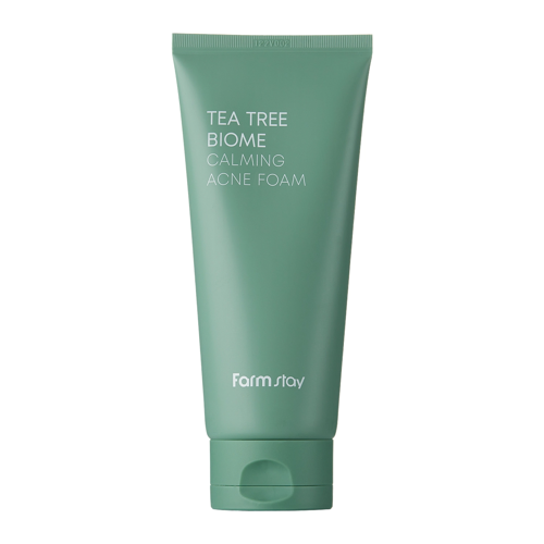 Farmstay - Tea Tree Biome Calming Acne Foam - Nyugtató Arctisztító Hab - 180ml