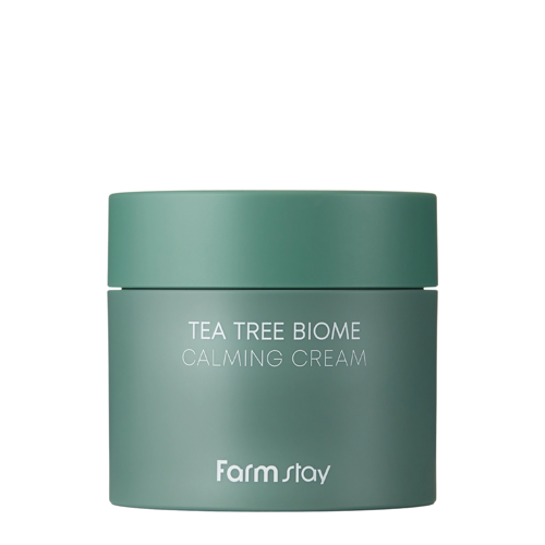 Farmstay - Tea Tree Biome Calming Cream - Nyugtató Arckrém Teafa Kivonattal - 80ml