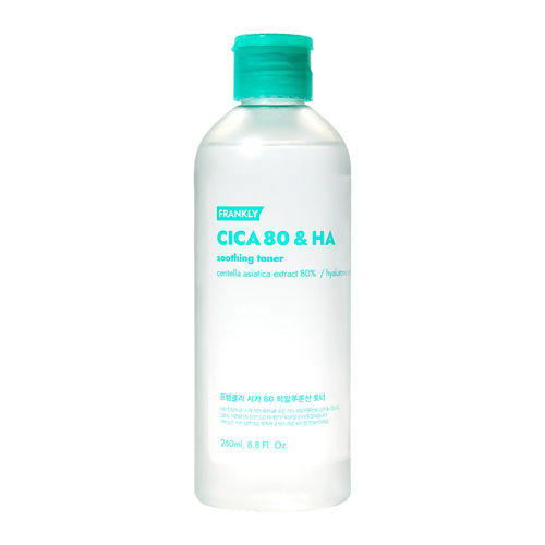 Frankly - CICA & HA Toner - Nyugtató Arctonik Centella Komplexszel - 260ml