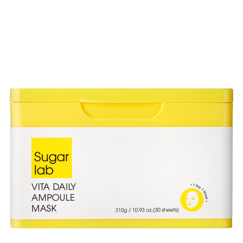 G9Skin - Sugar Lab Vita Daily Ampoule Mask - Világosító Arcmaszk Szett - 30db/310g