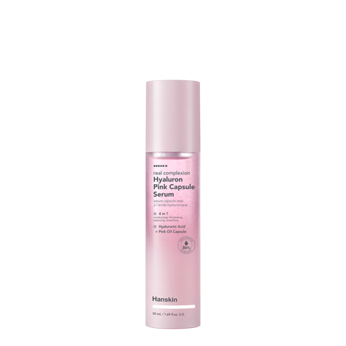 Hanskin - Real Complexion Hyaluron Pink Capsule Serum - Hidratáló Arcszérum - 50ml