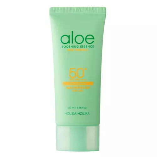 Holika Holika - Aloe Waterproof Sun Cream SPF50+/PA++++ - Bőrnyugtató Fényvédő Krém - 100ml