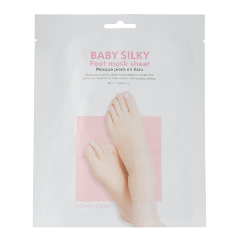 Holika Holika - Baby Silky Foot Mask Sheet - Regeneráló lábfejmaszk - 18ml