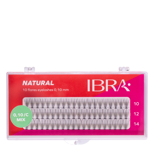 Ibra Makeup - Naturals Tincsek 0,10 MIX - 10, 12, 14 mm