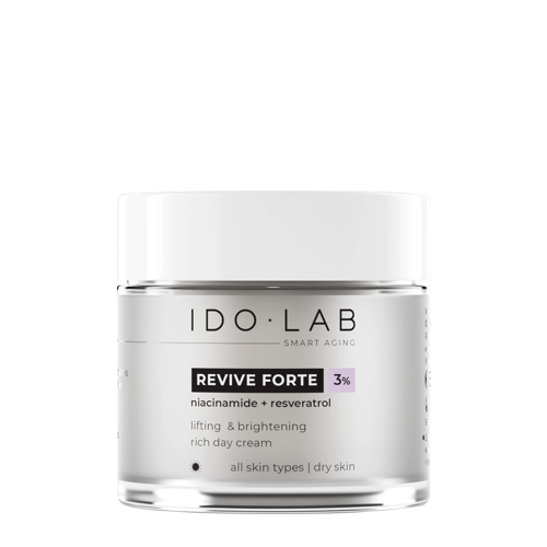 Ido Lab - Revive Forte - Lifting és Világosító Nappali Arckrém - 50ml