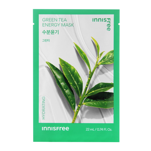 Innisfree - Squeeze Energy Mask - Green Tea - Hydrating - Hidratáló Fátyolmaszk - 22ml