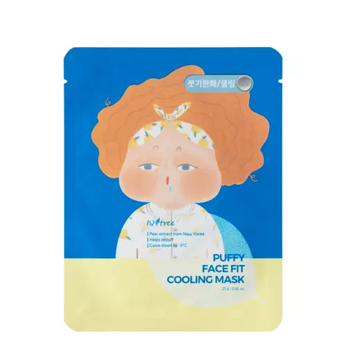 Isntree - Puffy Face Fit Cooling Mask - Fátyolmaszk Hűsítő Hatással - 23g