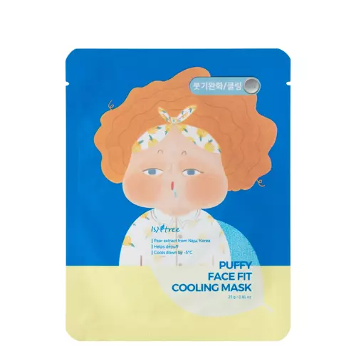 Isntree - Puffy Face Fit Cooling Mask - Hűsítő Fátyolmaszk - 23g
