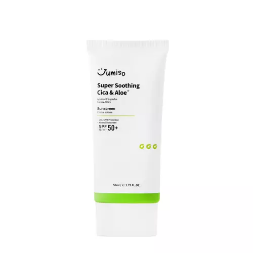Jumiso - Super Soothing Cica & Aloe Sunscreen SPF50+ PA++++ - Bőrnyugtató Naptej - 50ml