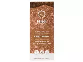 Khadi - Natural Hair Colour - Light Brown - Természetes, Gyógynövényes Hajfesték - Világosbarna - 100g