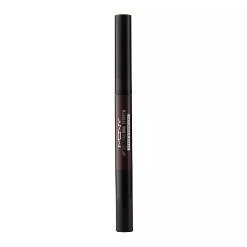 Macqueen - Colouring Dual Eyebrow Pencil&Browcara - Szemöldökceruza és -pomádé - 01 Dark Brown - 0,1g+2g