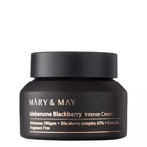Mary&May - Idebenone Blackberry Intense Cream - Ránctalanító Krém Idebenonnal - 70g