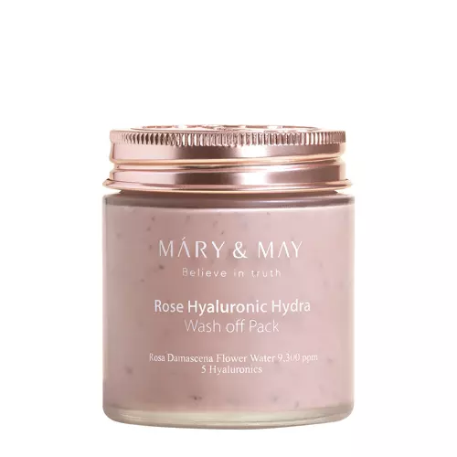 Mary&May - Rose Hyaluronic Hydra Wash off Pack - Hidratáló Agyagmaszk - 125g