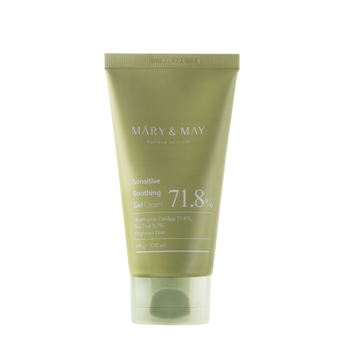 Mary&May - Sensitive Soothing Gel Cream - Nyugtató, Irritáció Csökkentő Krém - 100g