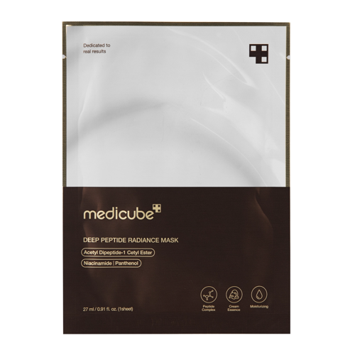 Medicube - Deep Peptide Mask - Mască de față iluminatoare cu peptide - 1pc/27ml