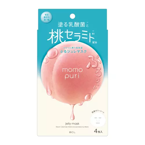 Momopuri - Jelly Mask - Hidratáló maszk készlet - 4x22ml