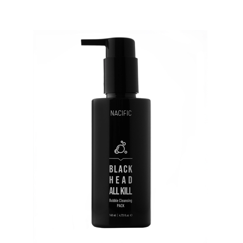 Nacific - Blackhead All Kill Bubble Cleansing Pack - Tisztító Mitesszer Elleni Maszk - 140ml