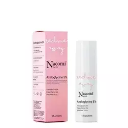 Nacomi - Next Level - Azeloglicine 5% + B6 - Nyugtató Szérum Kuperózisra és Rosaceás Bőrre - 30ml