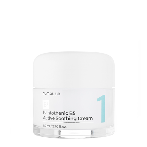 Numbuzin - No.1 Pantothenic B5 Active Soothing Cream - Nyugtató Arckrém - 80ml