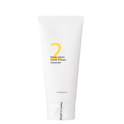 Numbuzin - No.2 - Deep Clean Fresh Cream Cleanser  - Hidratáló Arclemosó Emulzió - 120ml