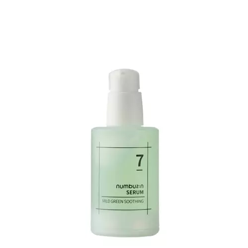 Numbuzin - No.7 - Mild Green Soothing Serum - Bőrnyugtató Arcszérum - 50ml