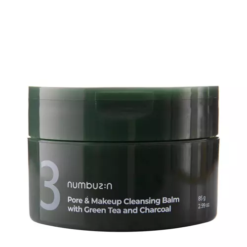 Numbuzin - Pore&Makeup Cleansing Balm With Green Tea And Charcoal - Arctisztító Balzsam - 85g 