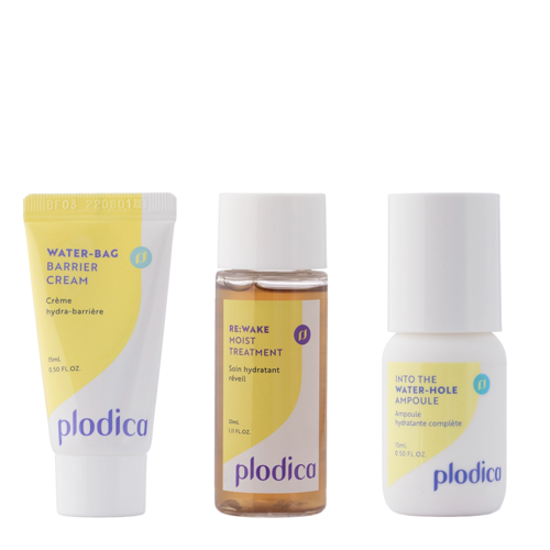 Plodica - Welcome To Water Village Kit - Arcápoló Mini Termékkészlet - Hidratálás - 33ml+15ml+15ml