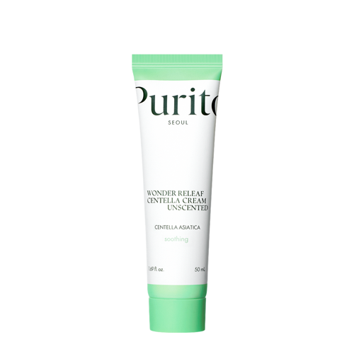 Purito Seoul - Wonder Releaf Centella Cream Unscented - Illatmentes Krém Ázsiai Gázló Kivonattal - 50ml