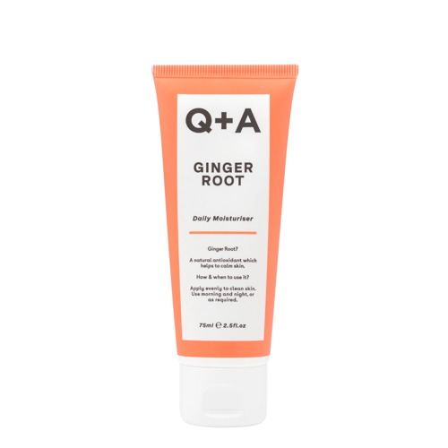 Q+A - Ginger Root - Daily Moisturiser - Antibakteriális Arckrém Gyömbérrel - 75ml