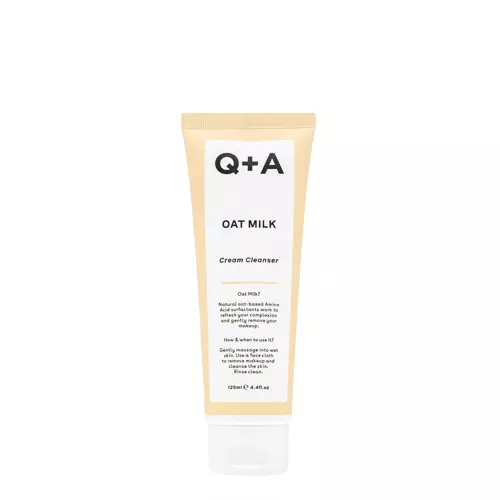 Q+A - Oat Milk Cream Cleanser - Krémes Tisztító Emulzió Zabtejjel -125ml 