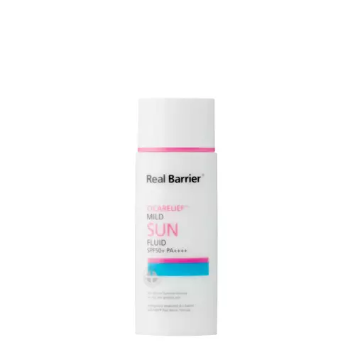 Real Barrier - Cicarelief Mild Sun Fluid SPF50 PA++++ - Napvédő Folyadék - 55ml