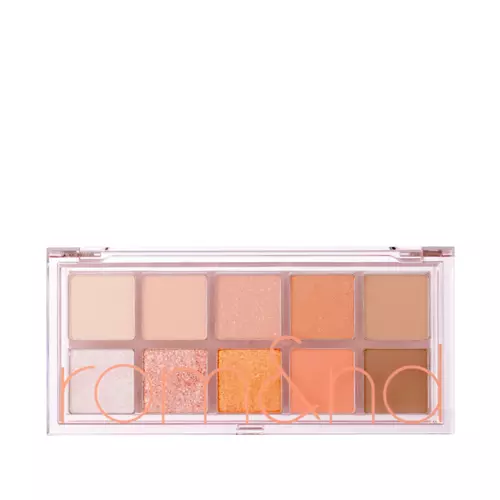 Rom&nd - Better Than Palette Secret Garden - Szemhéjfesték Paletta - 08 Peach Dahlia Garden - 7,5g