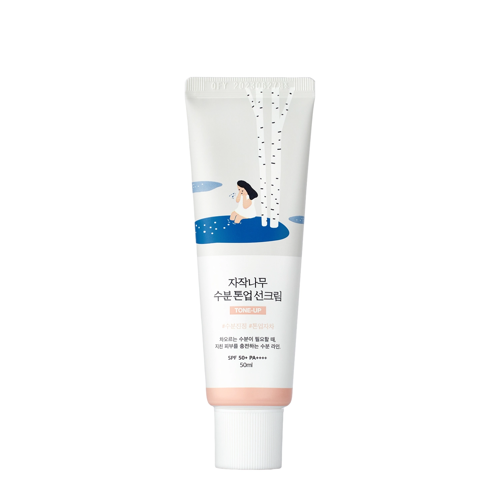 Round Lab - Birch Moisture Tone-Up Sunscreen - Bőrkiegyenlítő Fényvédő - 50ml