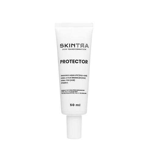 SkinTra - Protector - Bőrápoló Fényvédő Krém SPF 50+/PA++++, IR, BLUE LIGHT - 50ml