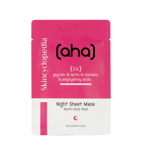 Skincyclopedia - Sheet Mask Aha & Pha 5% - Simító Fátyolmaszk - 1db/20ml