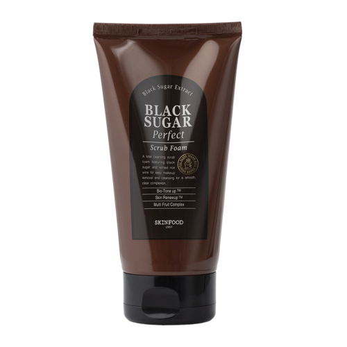 Skinfood - Black Sugar Perfect Scrub Foam - Simító Arclemosó - 180ml