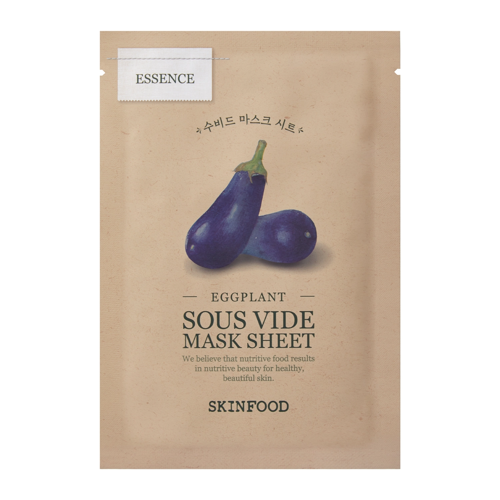 Skinfood - Sous Vide Mask Sheet Eggplant - Hidratáló Fátyolmaszk - 1db/20g