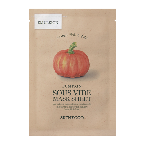 Skinfood - Sous Vide Mask Sheet Pumpkin - Feszesítő Fátyolmaszk - 1db/20g