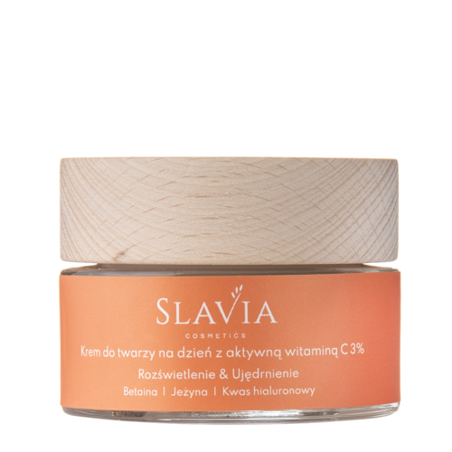 Slavia Cosmetics - Nappali Krém 3% Aktív C-vitaminnal - Világosítás és Feszesítés - 50ml