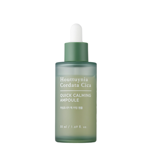 TonyMoly - Houttuynia Cordata Cica Quick Calming Ampoule - Bőrnyugtató Arcampulla Ázsiai Gázlóval - 50ml