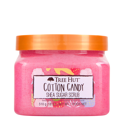 Tree Hut - Shea Sugar Scrub Cotton Candy - Cukor Testradír - Vattacukor - 510g