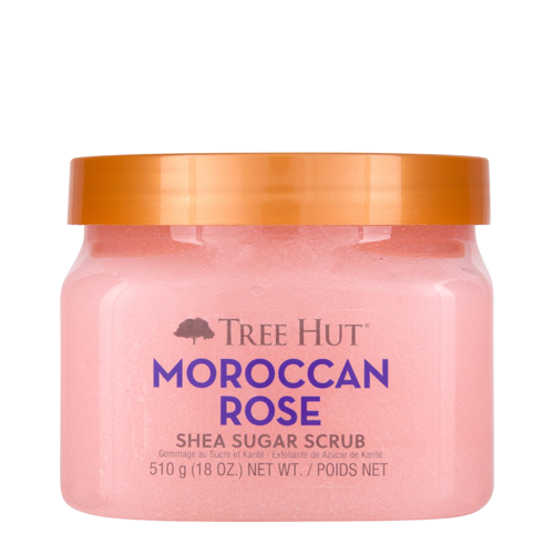 Tree Hut - Shea Sugar Scrub Moroccan Rose - Cukros Testradír - Marokkói Rózsa - 510g