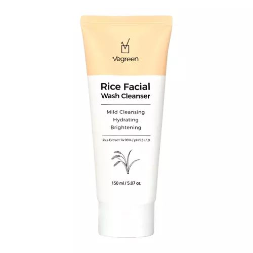 Vegreen - Rice Facial Wash Cleanser - Arclemosó Gél Rizskivonattal - 150ml