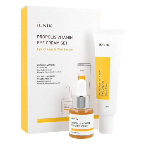 iUNIK - Propolis Vitamin Eye Cream Set - Tápláló Készlet Érett Bőrre